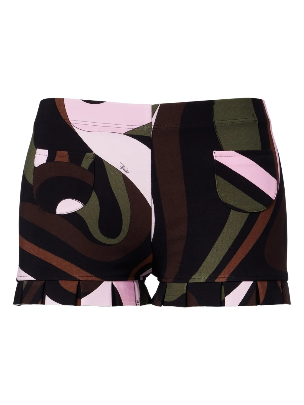 Marmo ruffled jersey shorts Marmo ruffled jersey shorts