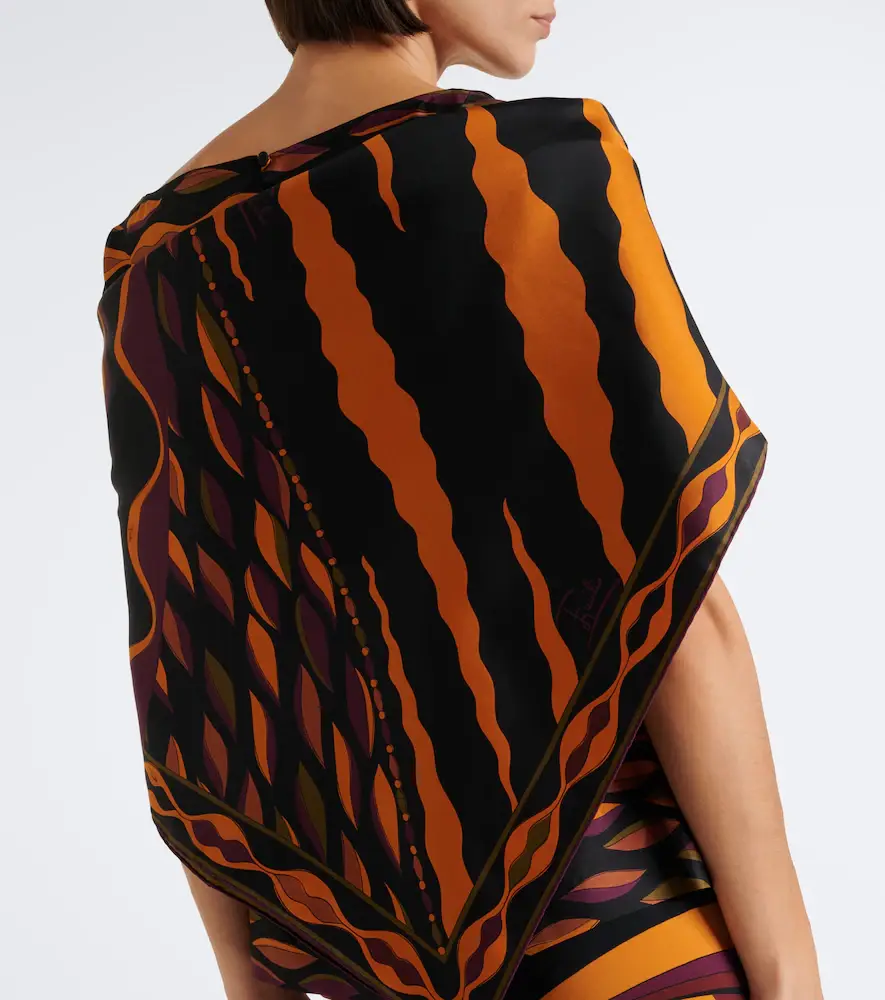 PUCCI Fiamme and Nawaho silk twill scarf | Thumbnail 6 PUCCI Fiamme and Nawaho silk twill scarf | Thumbnail 6