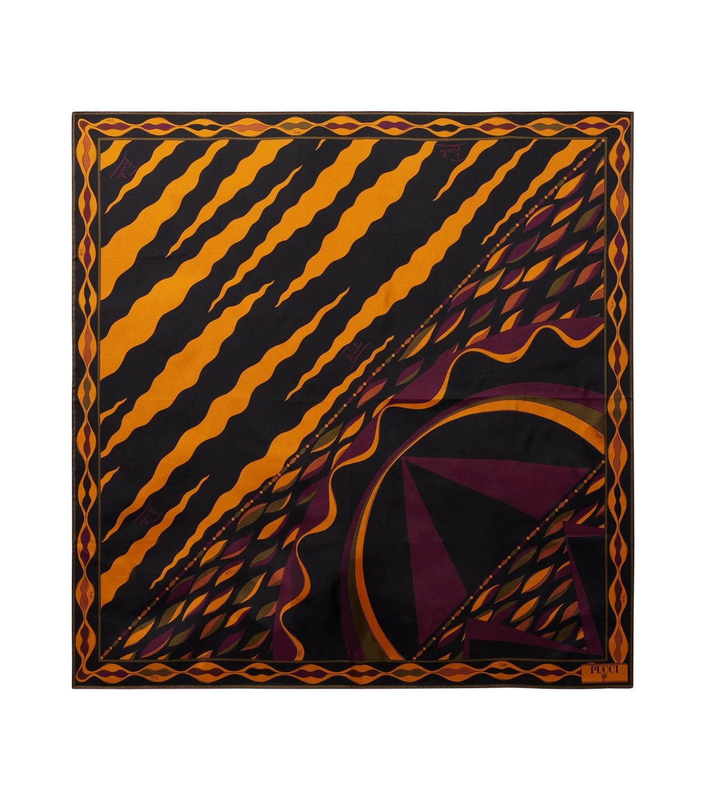 Fiamme and Nawaho silk twill scarf