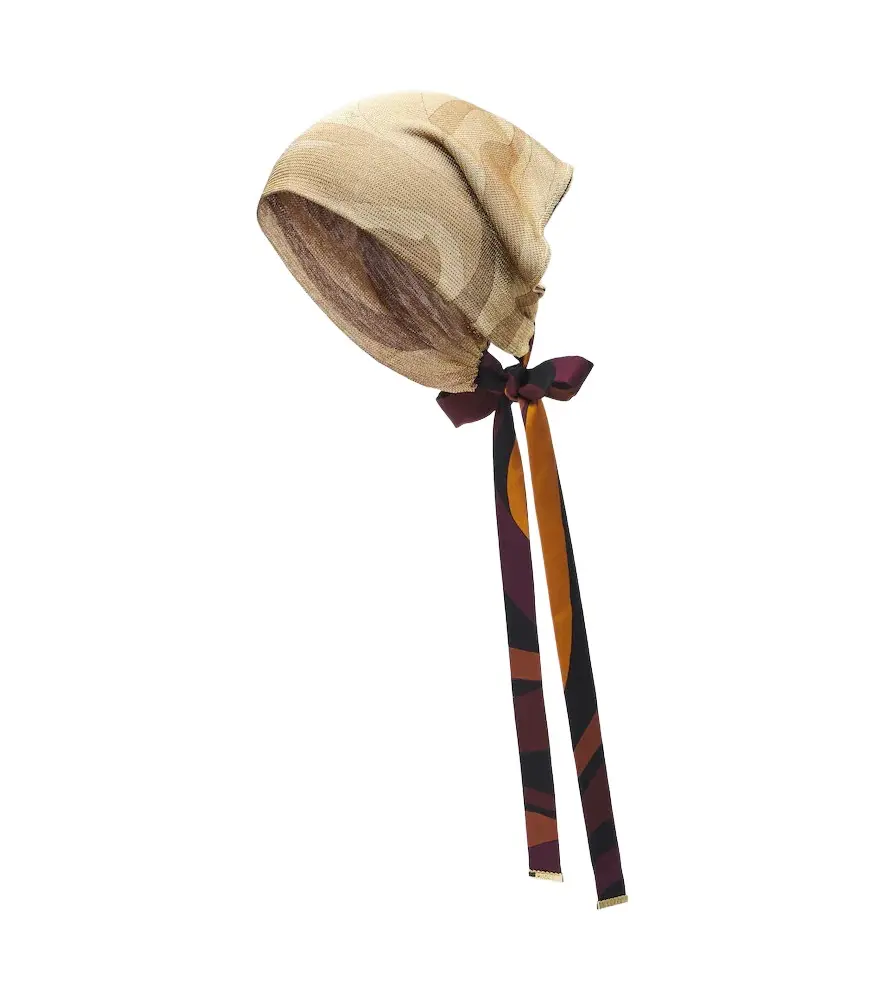 PUCCI Marmo Lurex head wrap