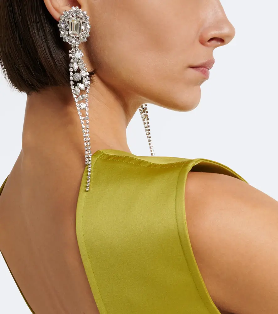 Jennifer Behr Sheila embellished drop earrings | Thumbnail 5