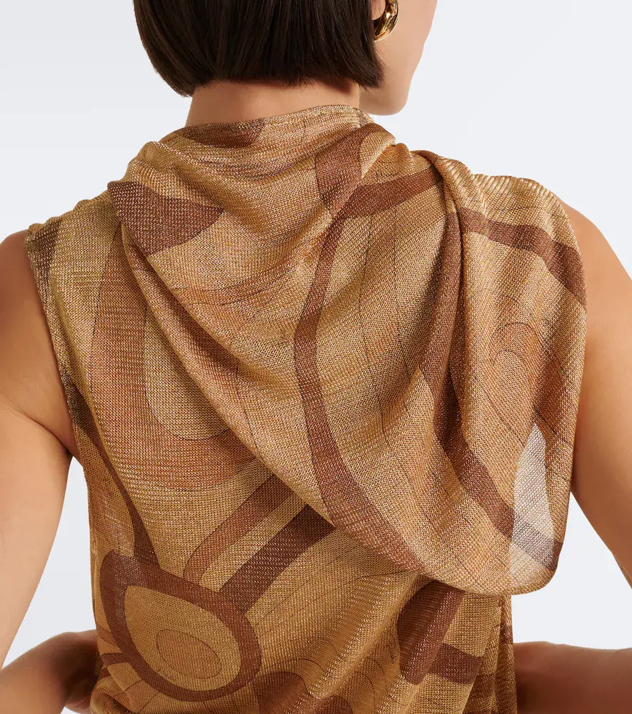 PUCCI Marmo Lurex voile scarf | Thumbnail 3 PUCCI Marmo Lurex voile scarf | Thumbnail 3
