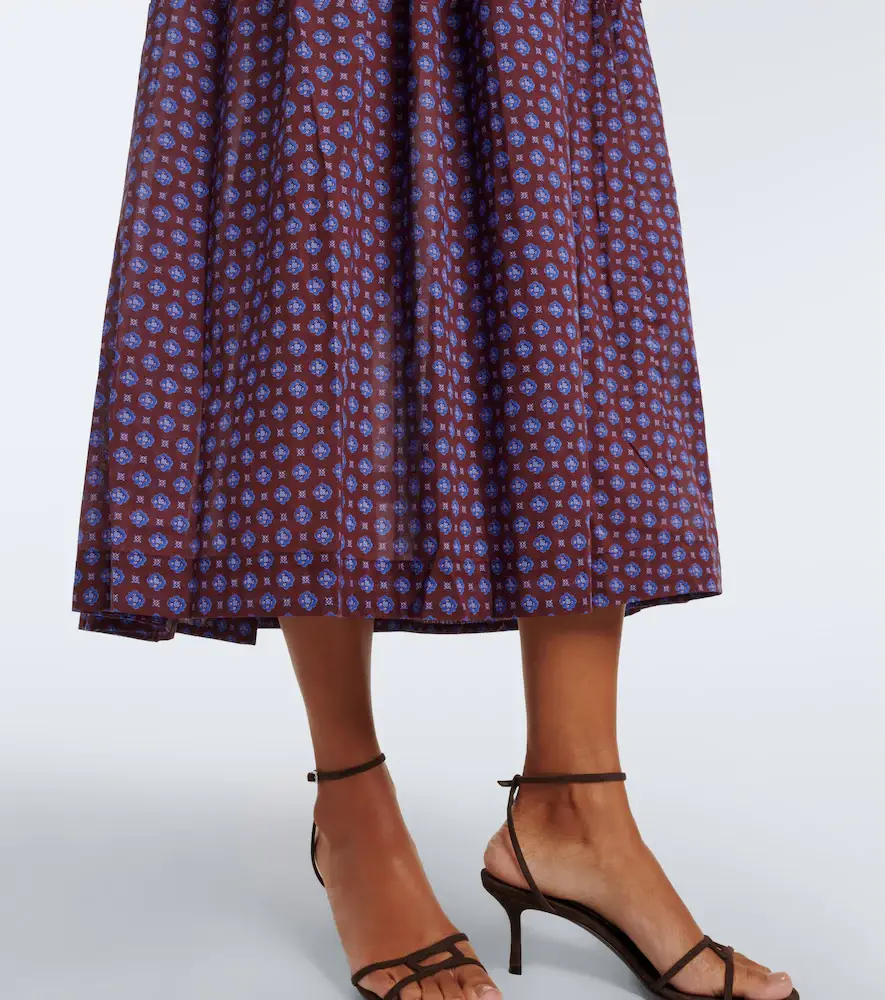 DÔEN Dôen Quinelle printed cotton voile midi dress | Thumbnail 2 DÔEN Dôen Quinelle printed cotton voile midi dress | Thumbnail 2