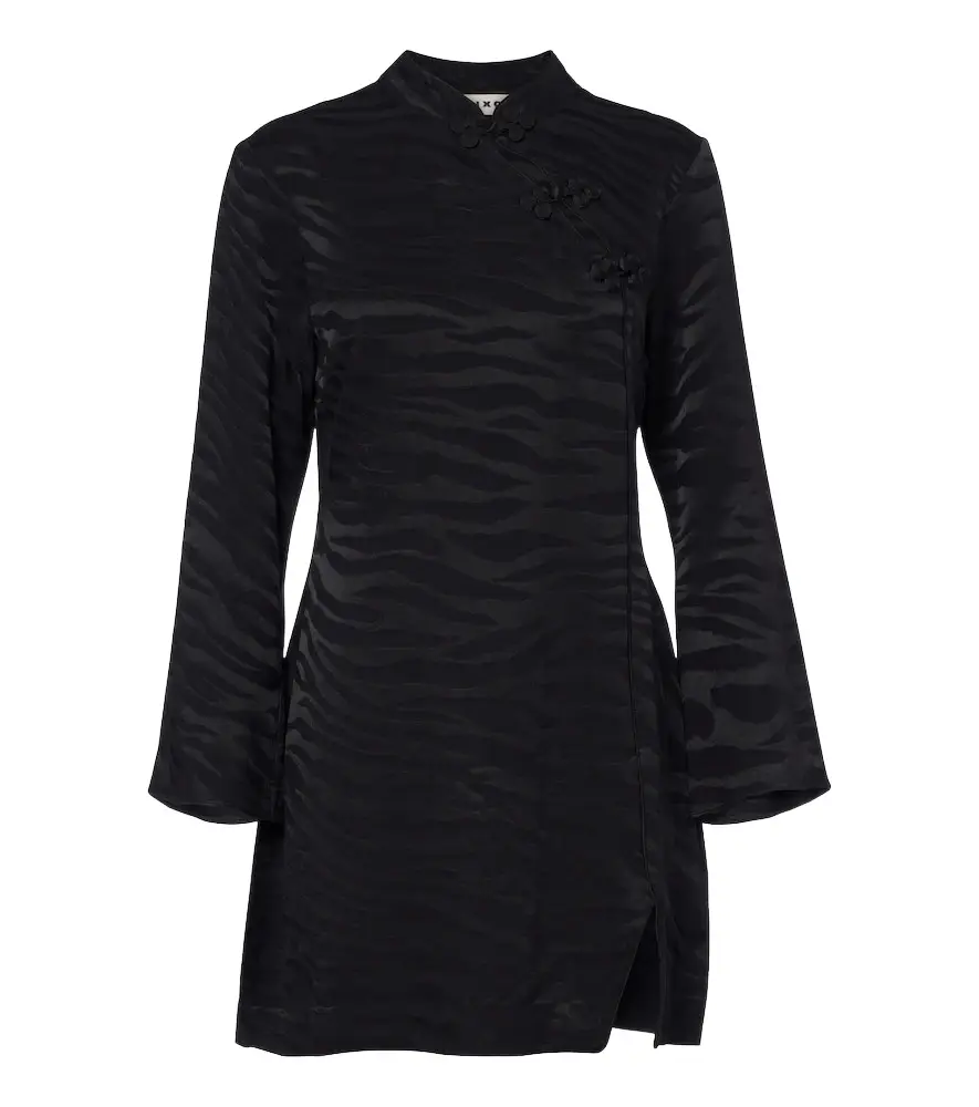 Brooklyn satin jacquard minidress Brooklyn satin jacquard minidress