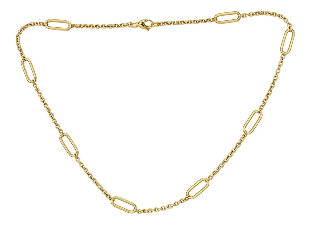 Wish Fine Jewelry 14K Gold Multi Chain Necklace