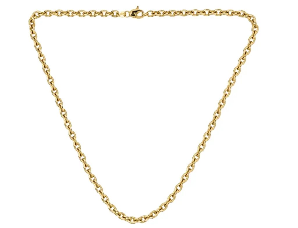 14K Gold Portuguese Chain Necklace