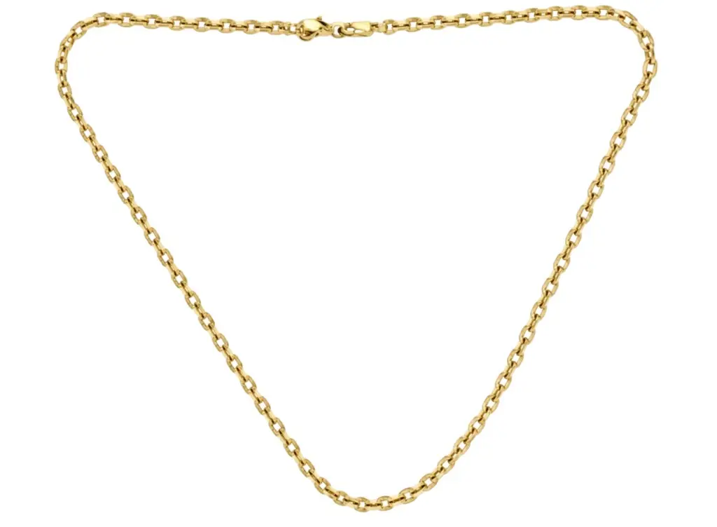 14K Gold Portuguese Chain Necklace