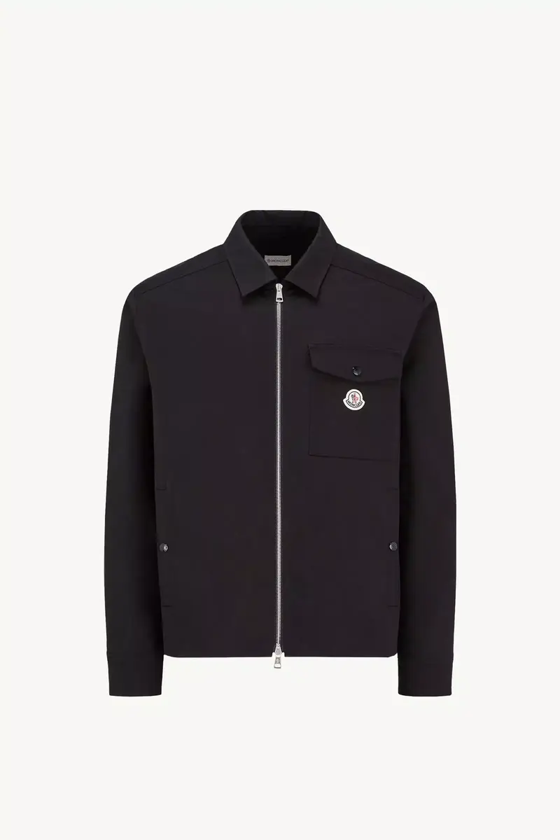 Moncler Cotton Blend Gabardine Shirt Jacket | Thumbnail 2 Moncler Cotton Blend Gabardine Shirt Jacket | Thumbnail 2