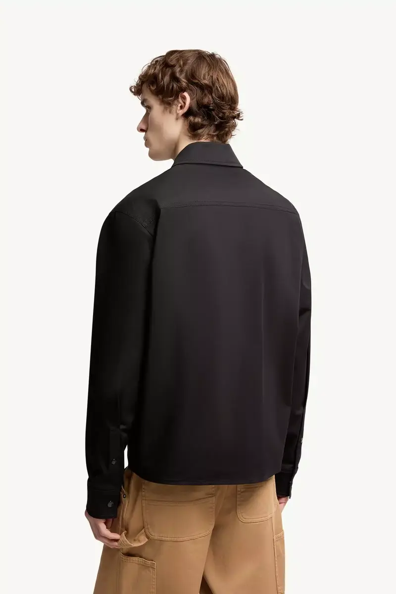 Moncler Cotton Blend Gabardine Shirt Jacket | Thumbnail 6 Moncler Cotton Blend Gabardine Shirt Jacket | Thumbnail 6