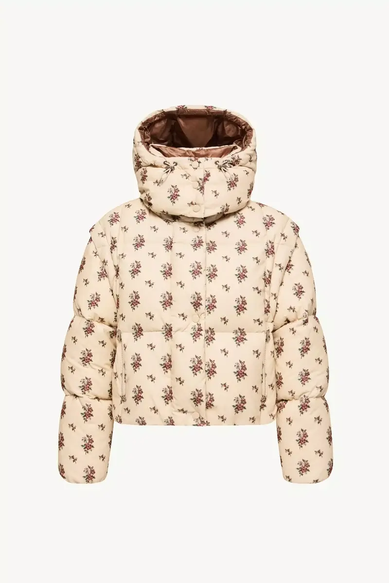 Moncler Torcol Floral Hooded 2-in-1 Down Jacket | Thumbnail 2 Moncler Torcol Floral Hooded 2-in-1 Down Jacket | Thumbnail 2