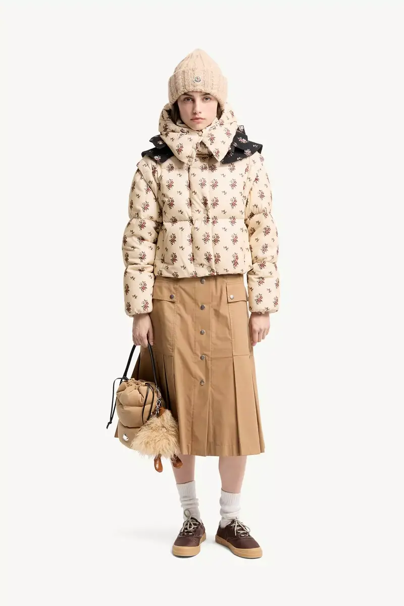 Moncler Torcol Floral Hooded 2-in-1 Down Jacket | Thumbnail 3 Moncler Torcol Floral Hooded 2-in-1 Down Jacket | Thumbnail 3