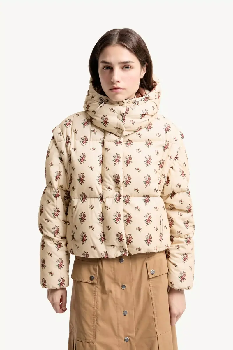 Moncler Torcol Floral Hooded 2-in-1 Down Jacket | Thumbnail 5 Moncler Torcol Floral Hooded 2-in-1 Down Jacket | Thumbnail 5