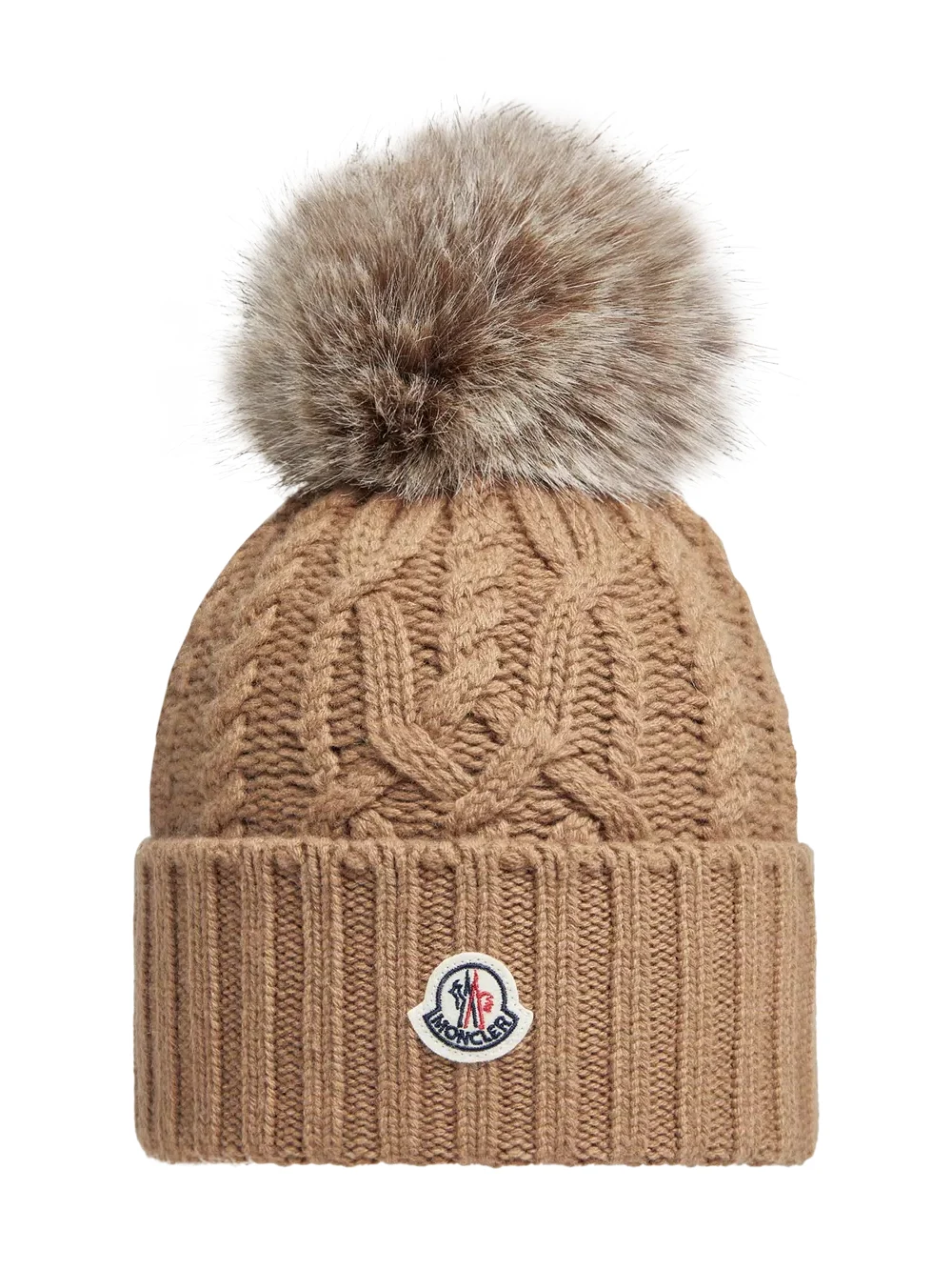 Wool & Cashmere Blend Beanie With Pom Pom Wool & Cashmere Blend Beanie With Pom Pom