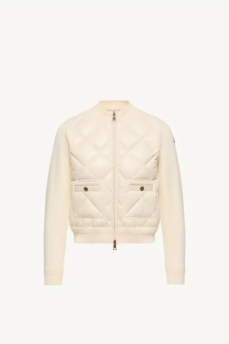 Moncler Cotton Padded Cardigan | Thumbnail 2 Moncler Cotton Padded Cardigan | Thumbnail 2