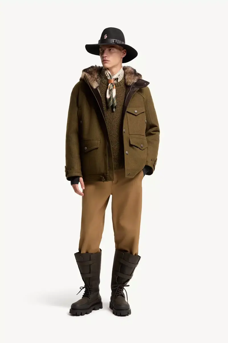 Moncler Grenoble Cooper Hooded Shearling-trimmed Padded Mid-length Jacket | Thumbnail 3