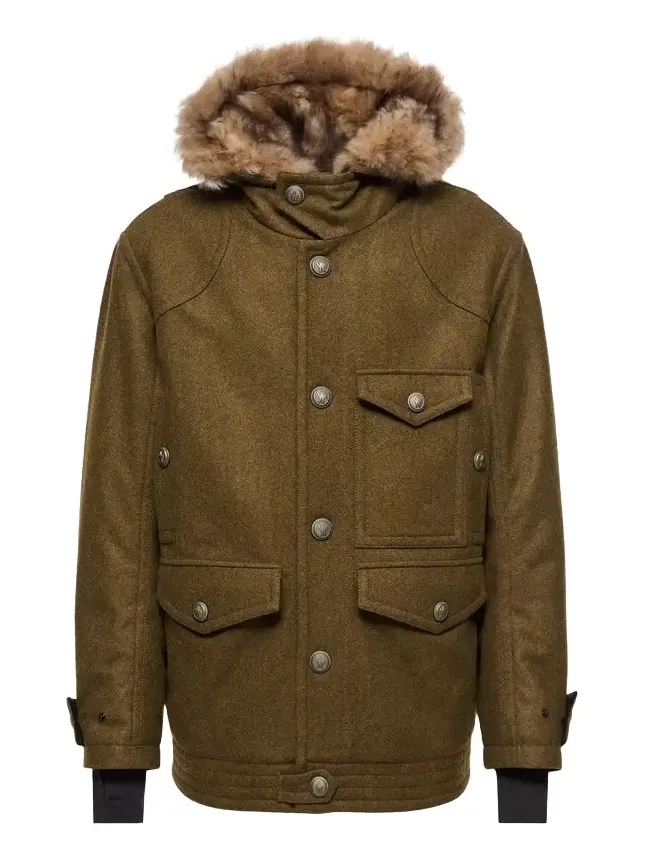 Cooper Hooded Shearling-trimmed Padded Mid-length Jacket Cooper Hooded Shearling-trimmed Padded Mid-length Jacket