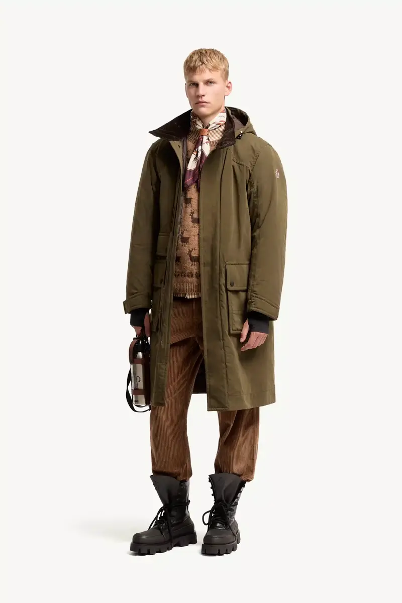 Moncler Grenoble Allaine Long Padded Hooded Canvas Parka | Thumbnail 3 Moncler Grenoble Allaine Long Padded Hooded Canvas Parka | Thumbnail 3