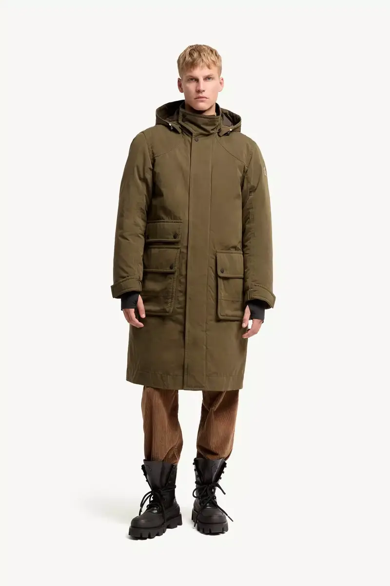 Moncler Grenoble Allaine Long Padded Hooded Canvas Parka | Thumbnail 5 Moncler Grenoble Allaine Long Padded Hooded Canvas Parka | Thumbnail 5
