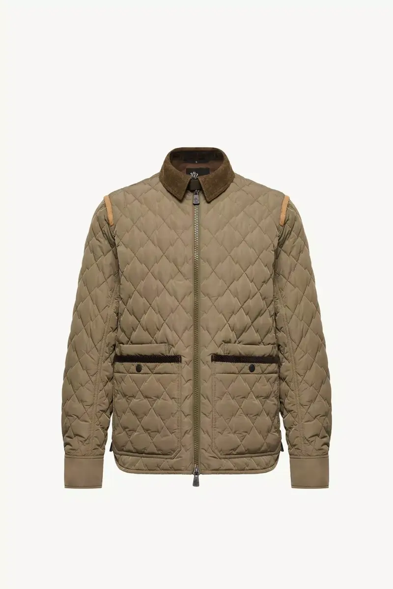 Moncler Grenoble Soleil Corduroy And Loden Trimmed Down Shirt Jacket | Thumbnail 2