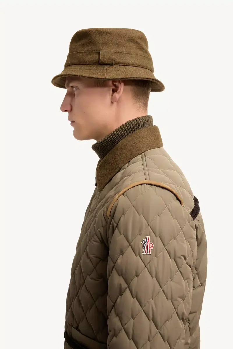 Moncler Grenoble Soleil Corduroy And Loden Trimmed Down Shirt Jacket | Thumbnail 4