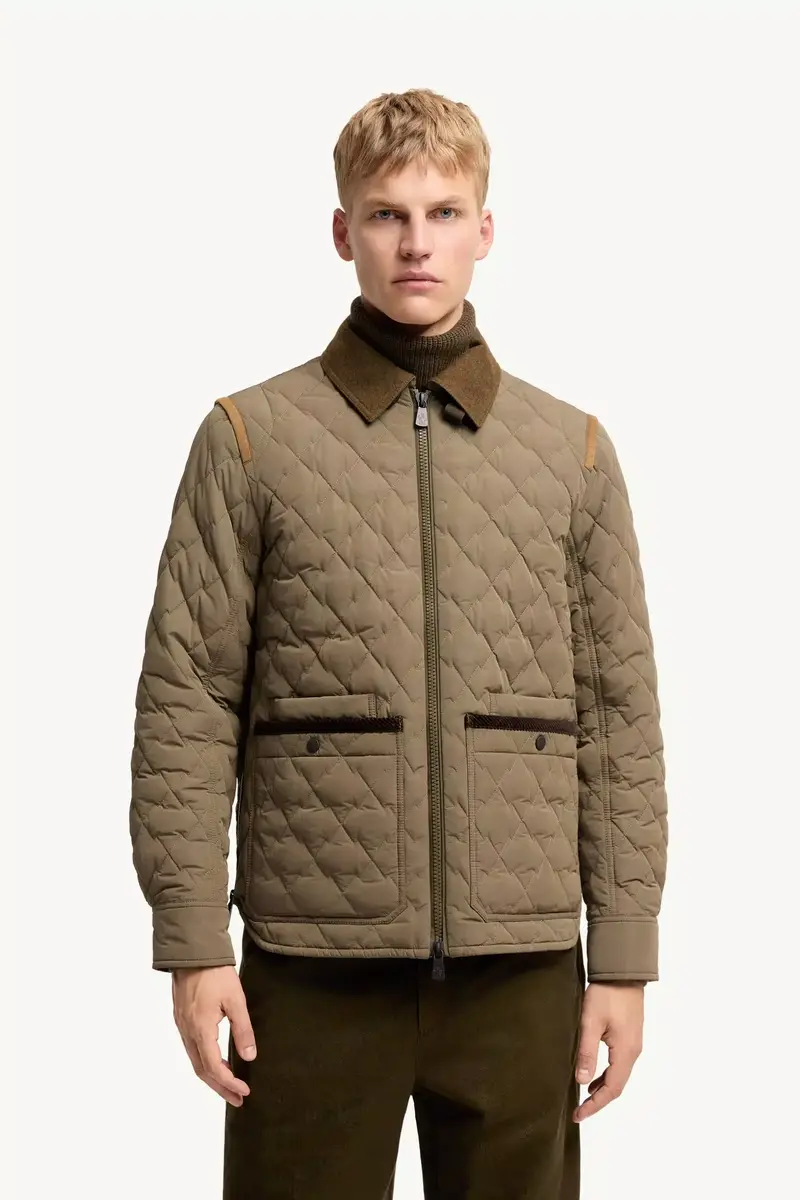 Moncler Grenoble Soleil Corduroy And Loden Trimmed Down Shirt Jacket | Thumbnail 5