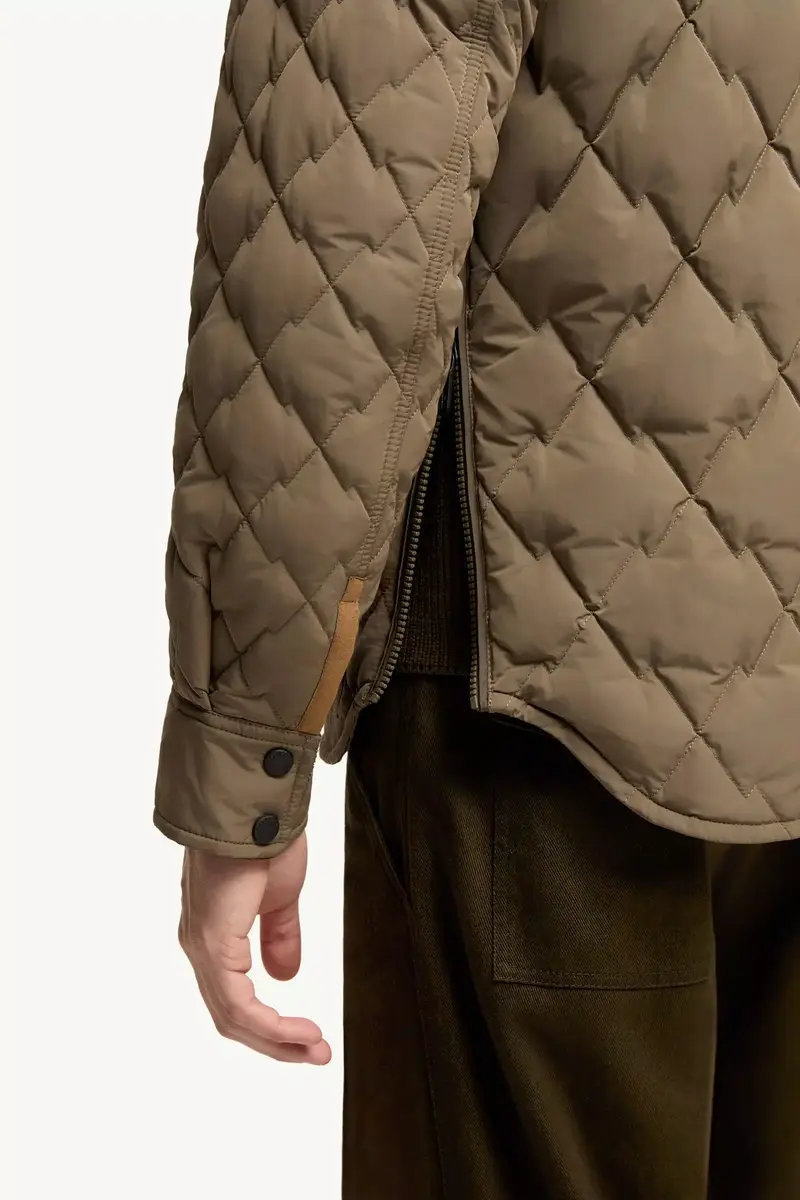 Moncler Grenoble Soleil Corduroy And Loden Trimmed Down Shirt Jacket | Thumbnail 9