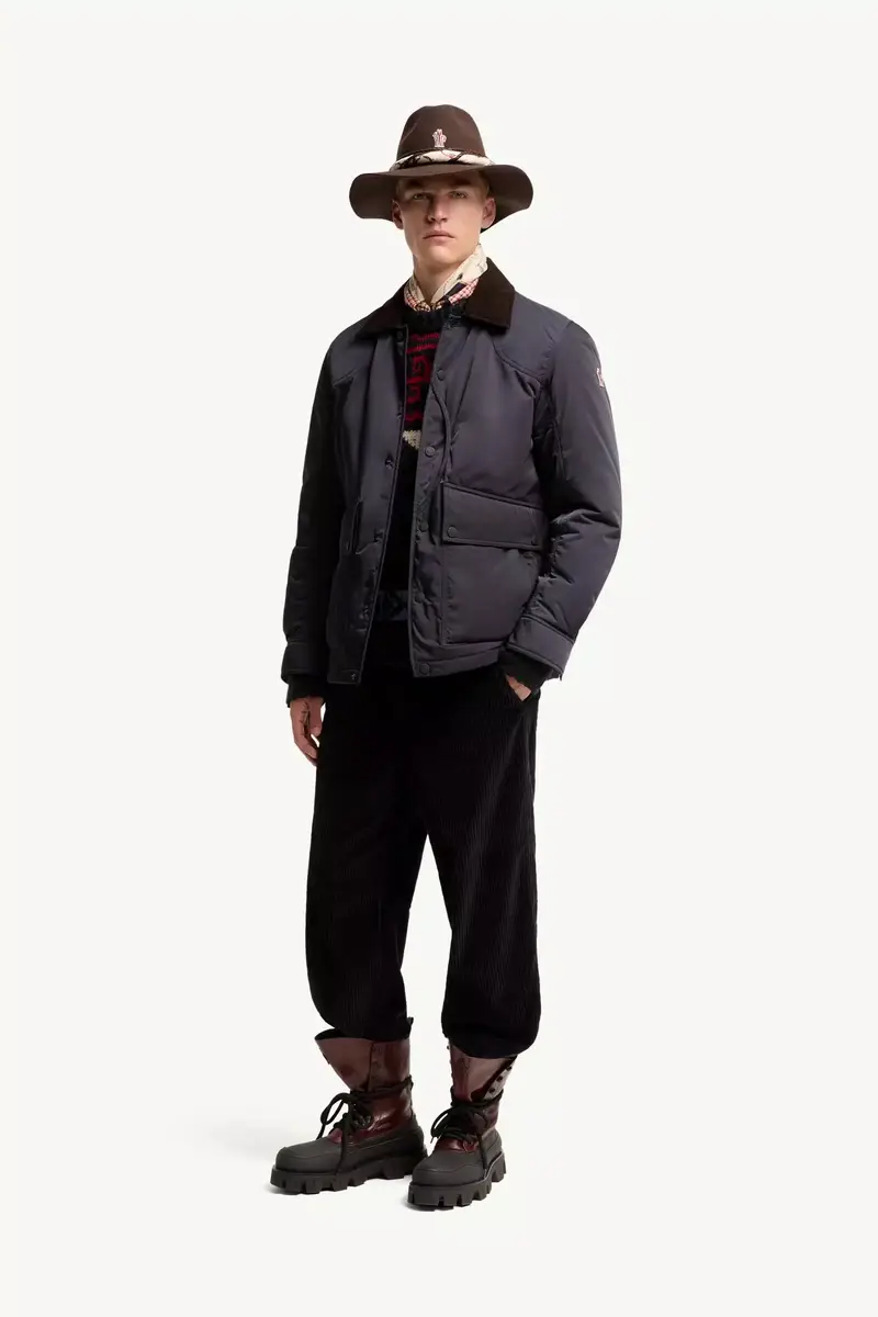 Moncler Grenoble Louron Corduroy-trimmed Short Down Jacket | Thumbnail 3