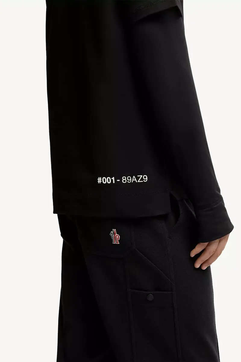 Moncler Grenoble Coordinates Logo Cotton T-shirt | Thumbnail 7