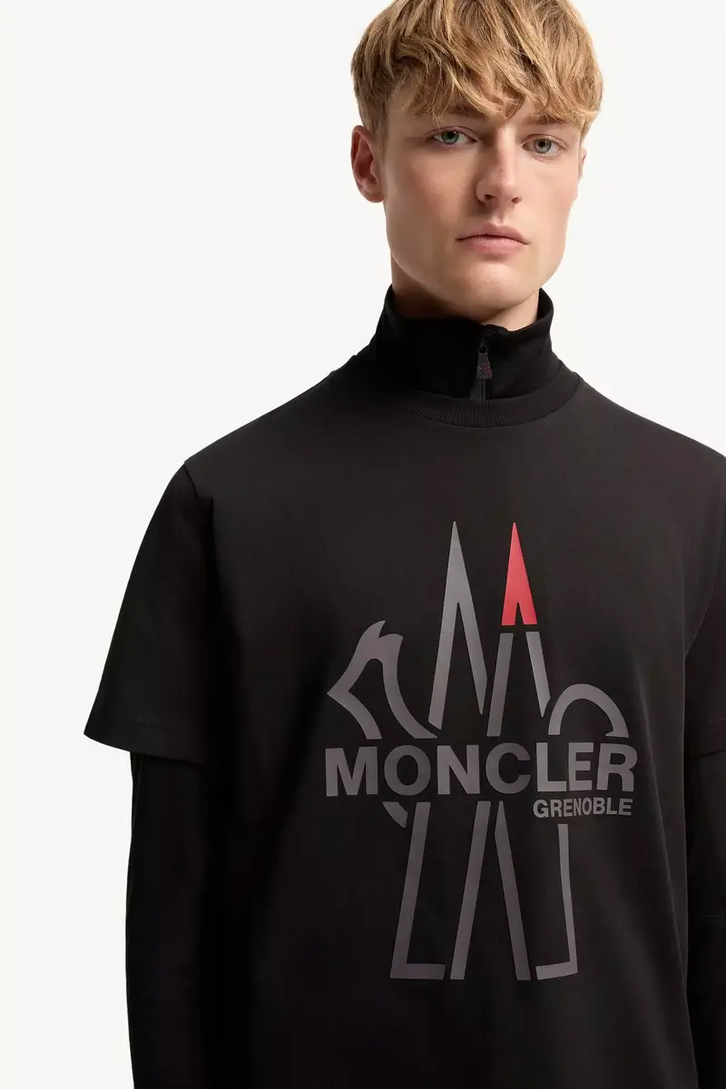 Moncler Grenoble Logo Cotton T-shirt | Thumbnail 8