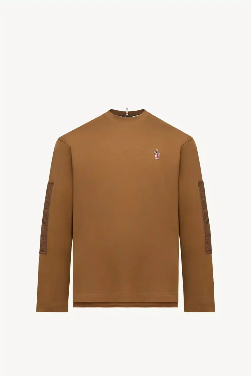 Moncler Grenoble Logo Cotton Long Sleeve T-shirt | Thumbnail 2