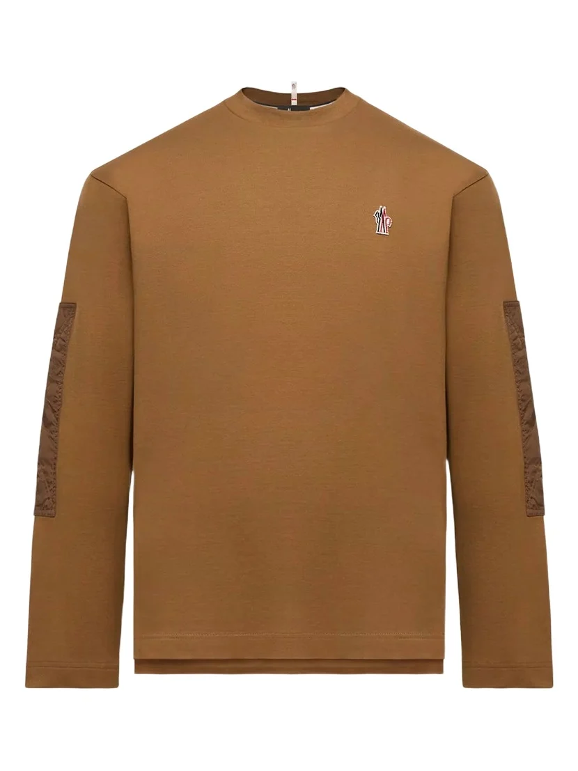 Moncler Grenoble Logo Cotton Long Sleeve T-shirt