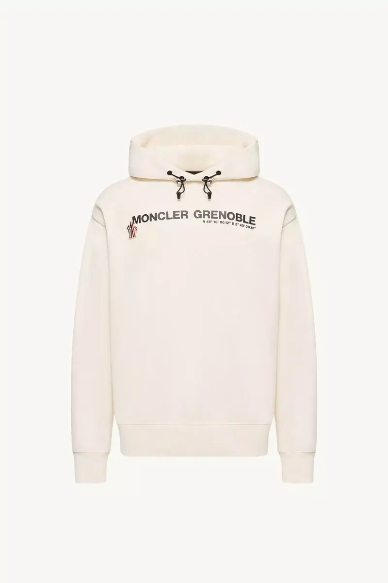 Moncler Grenoble Coordinates Logo Cotton Hoodie | Thumbnail 2 Moncler Grenoble Coordinates Logo Cotton Hoodie | Thumbnail 2