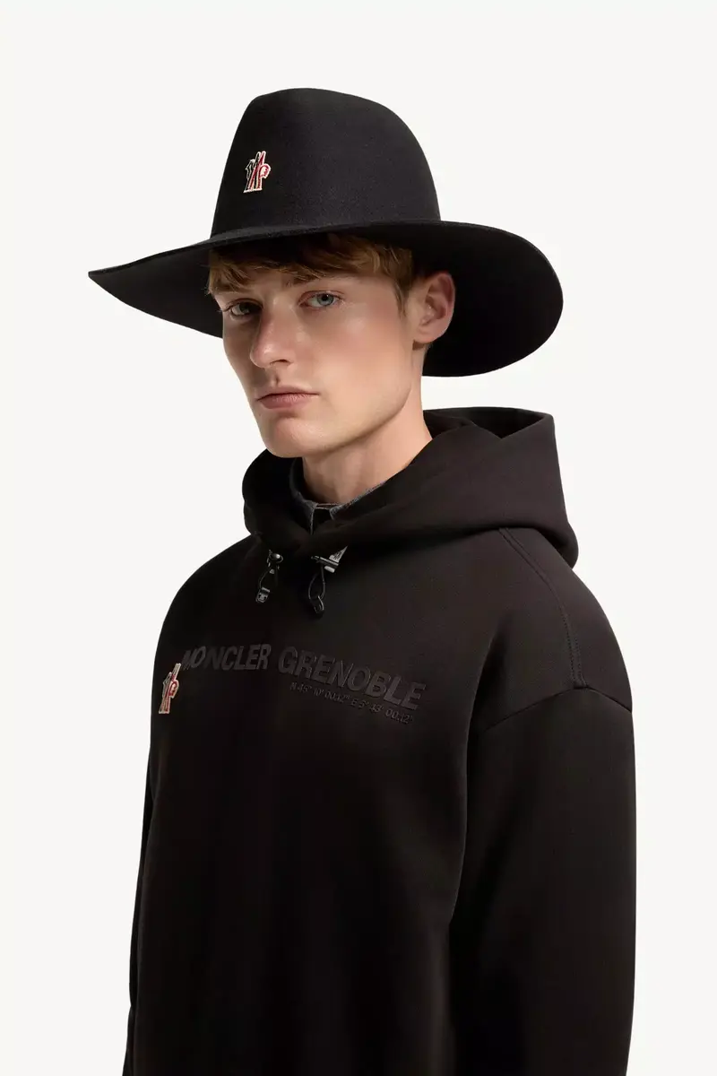 Moncler Grenoble Coordinates Logo Cotton Hoodie | Thumbnail 4 Moncler Grenoble Coordinates Logo Cotton Hoodie | Thumbnail 4