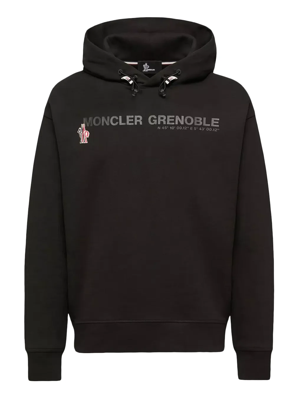 Moncler Grenoble Coordinates Logo Cotton Hoodie