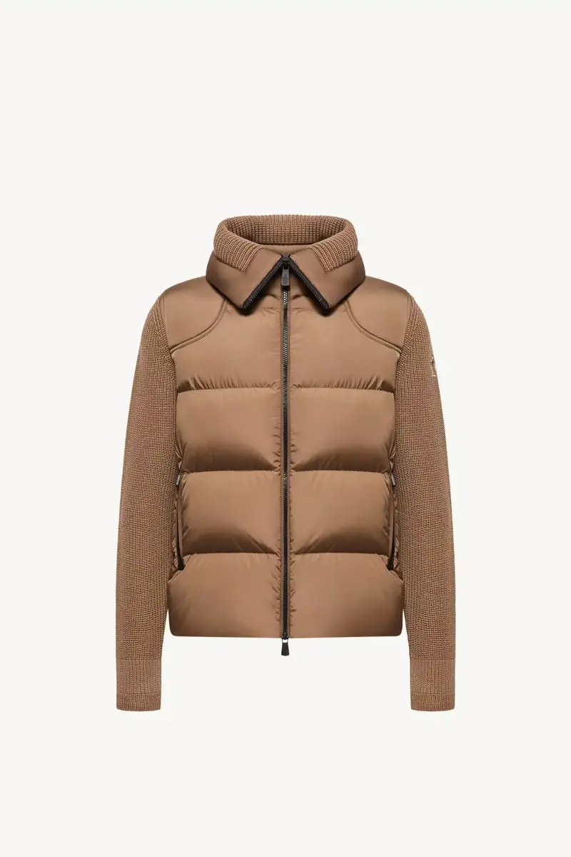 Moncler Grenoble Padded Wool Zip-up Cardigan | Thumbnail 2 Moncler Grenoble Padded Wool Zip-up Cardigan | Thumbnail 2