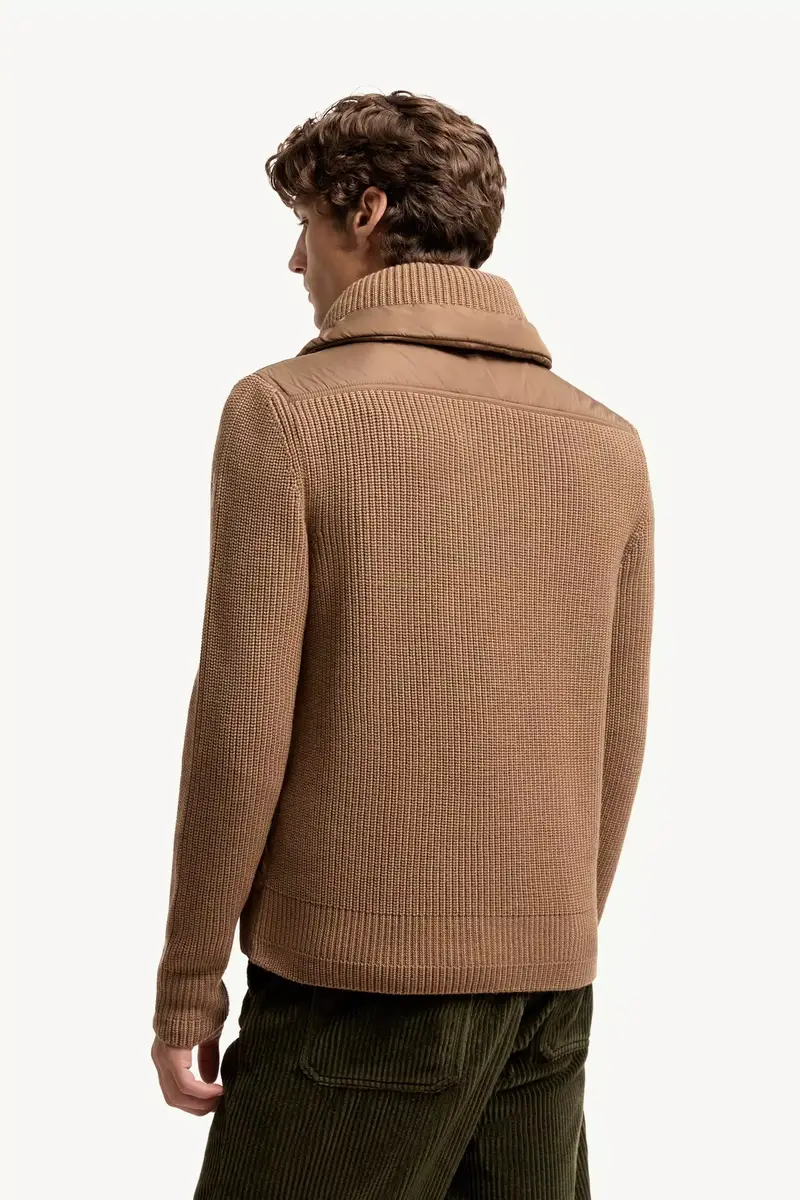 Moncler Grenoble Padded Wool Zip-up Cardigan | Thumbnail 6 Moncler Grenoble Padded Wool Zip-up Cardigan | Thumbnail 6
