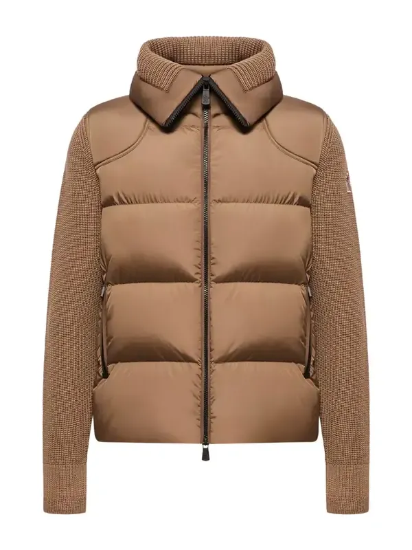 Padded Wool Zip-up Cardigan Padded Wool Zip-up Cardigan