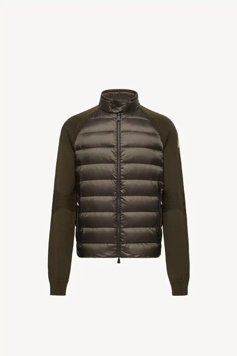 Moncler Grenoble Wool Blend Padded Zip-up Cardigan | Thumbnail 2 Moncler Grenoble Wool Blend Padded Zip-up Cardigan | Thumbnail 2