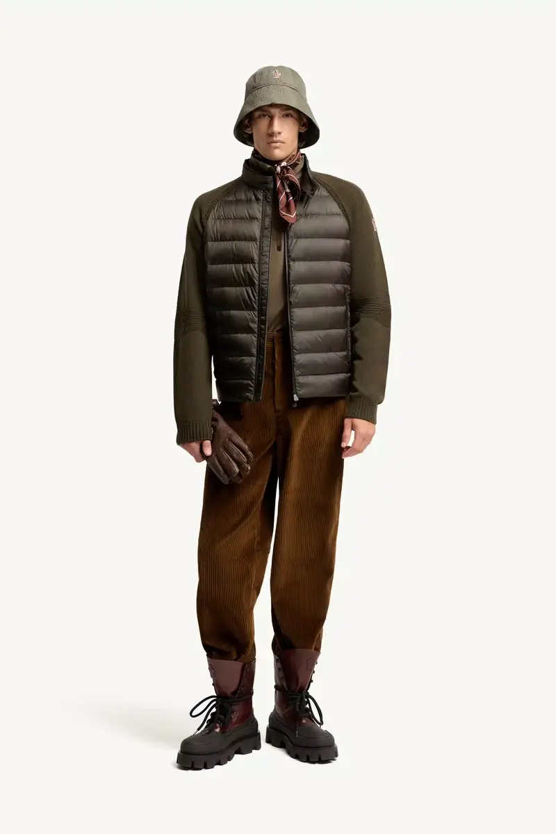 Moncler Grenoble Wool Blend Padded Zip-up Cardigan | Thumbnail 3 Moncler Grenoble Wool Blend Padded Zip-up Cardigan | Thumbnail 3