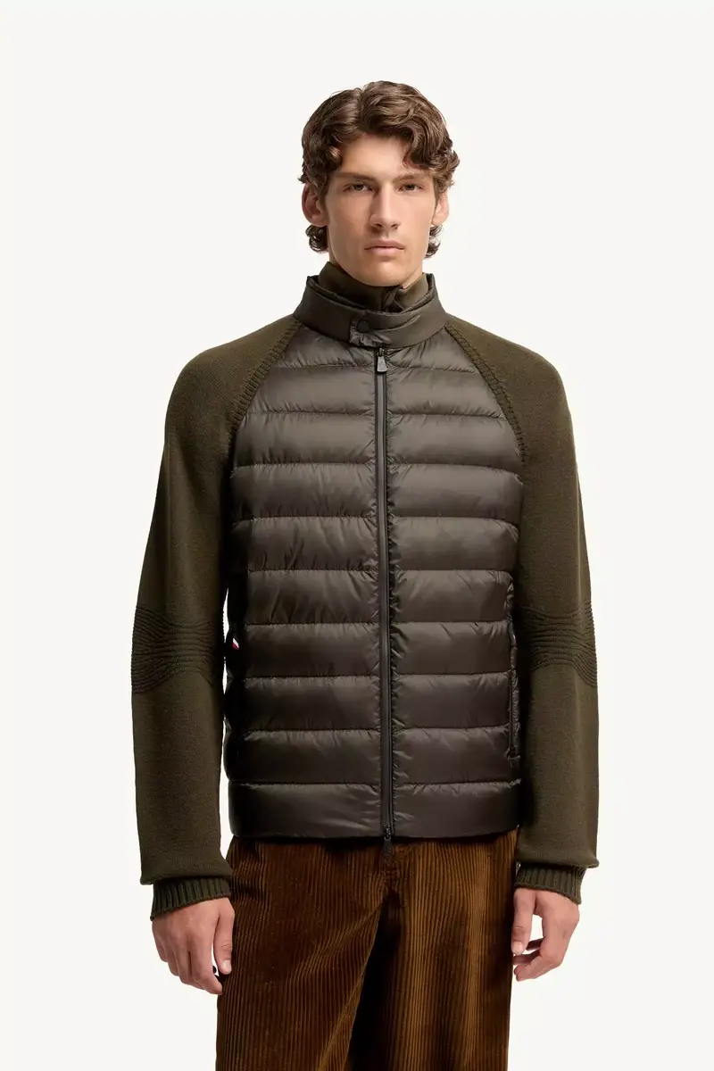 Moncler Grenoble Wool Blend Padded Zip-up Cardigan | Thumbnail 5 Moncler Grenoble Wool Blend Padded Zip-up Cardigan | Thumbnail 5