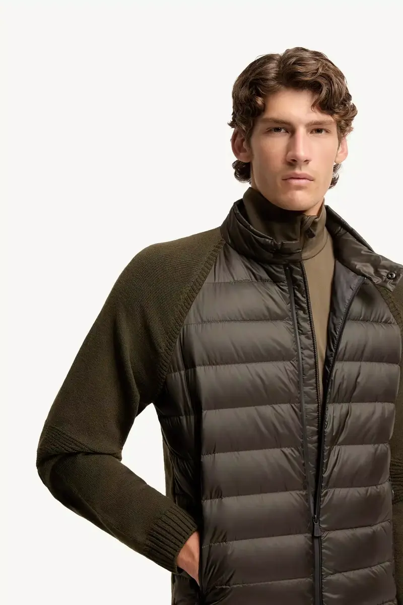 Moncler Grenoble Wool Blend Padded Zip-up Cardigan | Thumbnail 7 Moncler Grenoble Wool Blend Padded Zip-up Cardigan | Thumbnail 7
