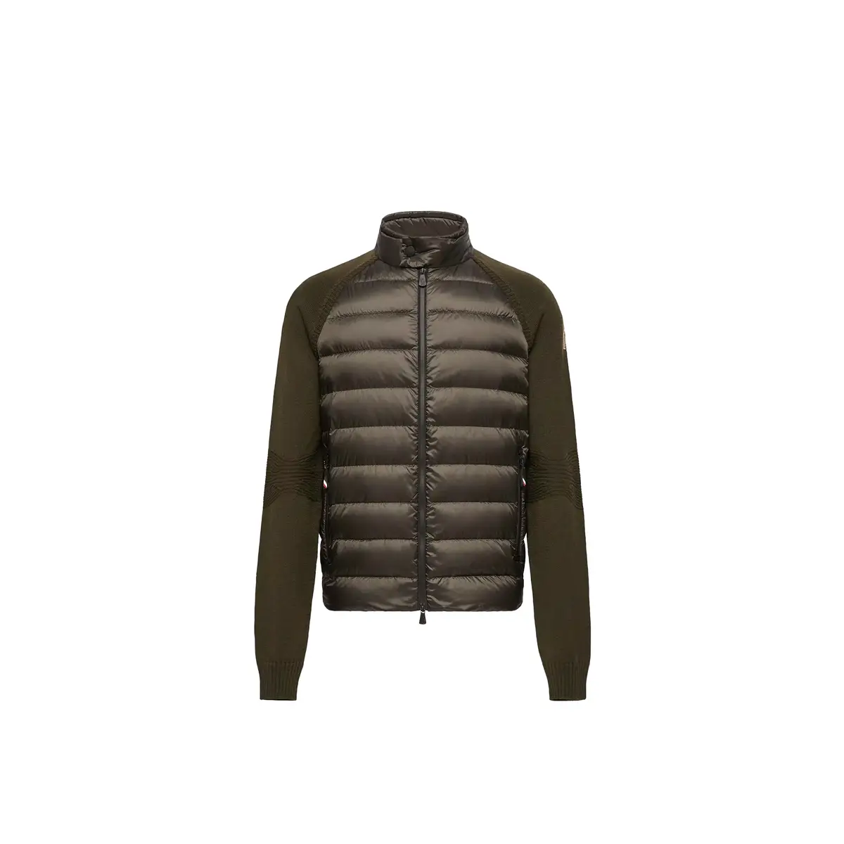Moncler Grenoble Wool Blend Padded Zip-up Cardigan