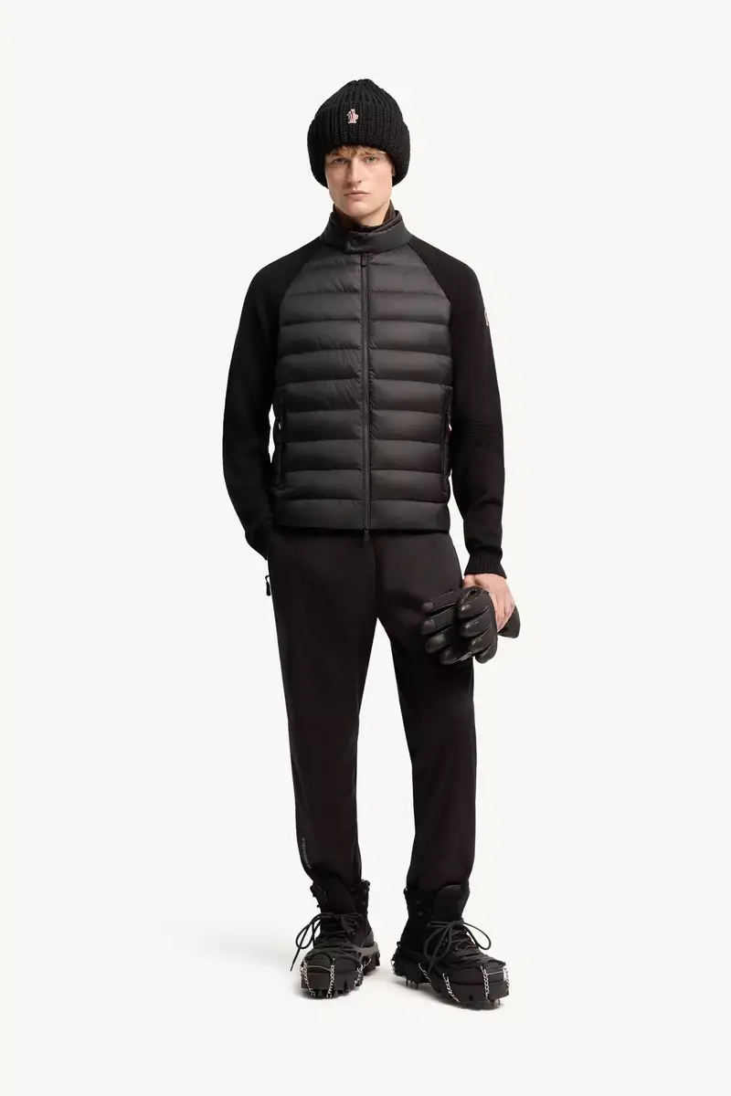 Moncler Grenoble Wool Blend Padded Zip-up Cardigan | Thumbnail 3 Moncler Grenoble Wool Blend Padded Zip-up Cardigan | Thumbnail 3