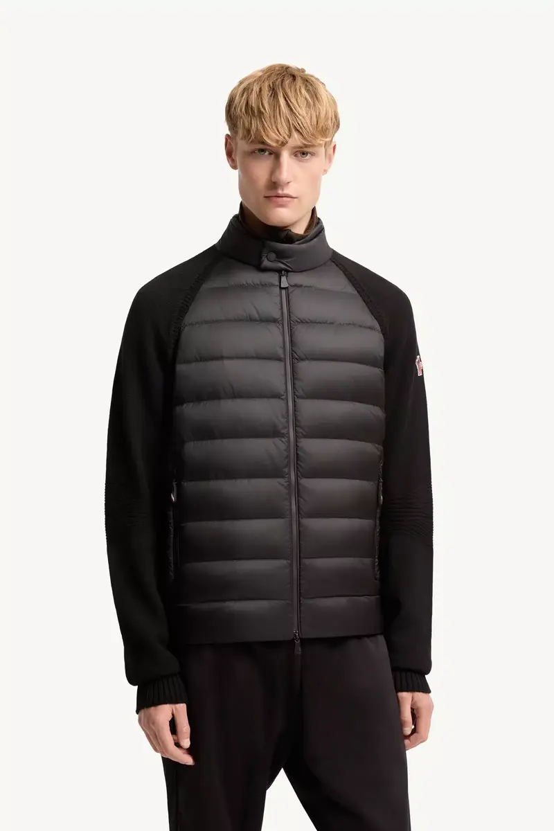 Moncler Grenoble Wool Blend Padded Zip-up Cardigan | Thumbnail 5 Moncler Grenoble Wool Blend Padded Zip-up Cardigan | Thumbnail 5