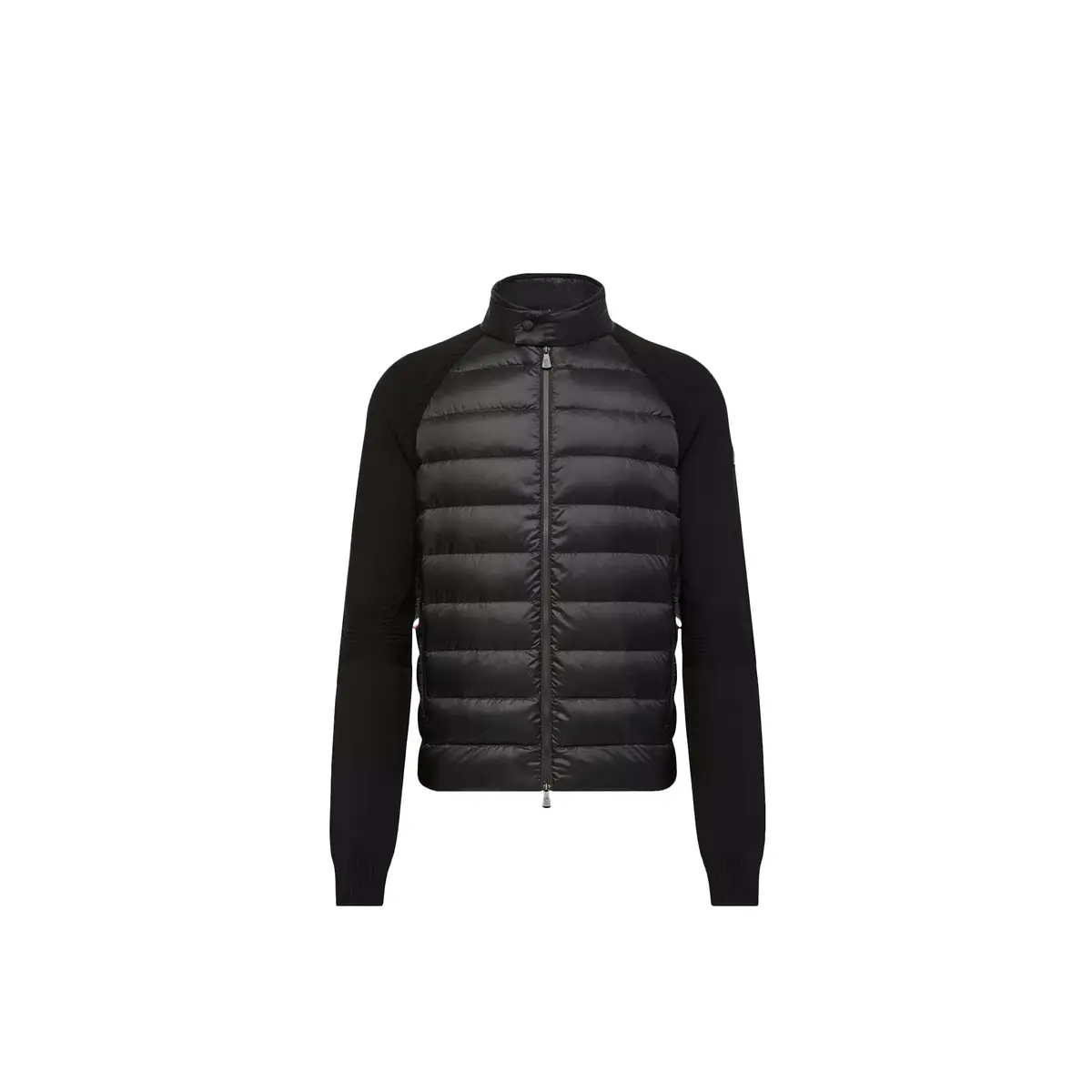 Wool Blend Padded Zip-up Cardigan Wool Blend Padded Zip-up Cardigan