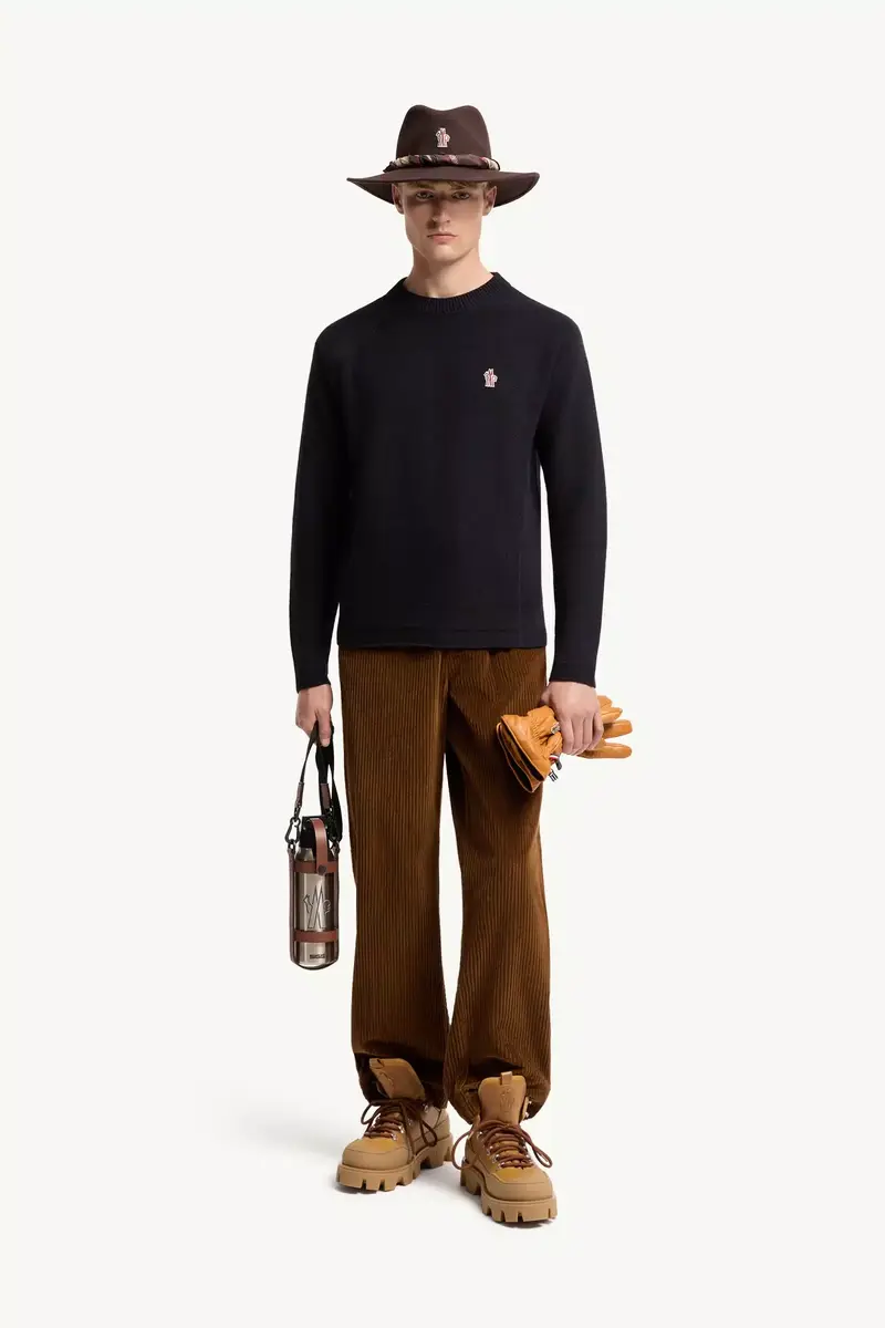 Moncler Grenoble Logo Wool Sweater | Thumbnail 3 Moncler Grenoble Logo Wool Sweater | Thumbnail 3