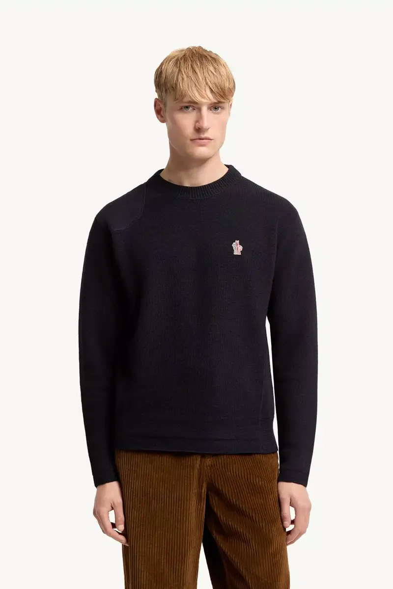 Moncler Grenoble Logo Wool Sweater | Thumbnail 5 Moncler Grenoble Logo Wool Sweater | Thumbnail 5