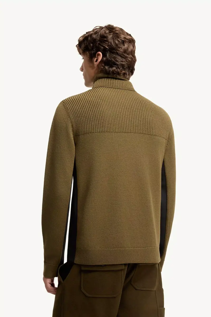 Moncler Grenoble Logo Wool Blend Turtleneck | Thumbnail 6 Moncler Grenoble Logo Wool Blend Turtleneck | Thumbnail 6