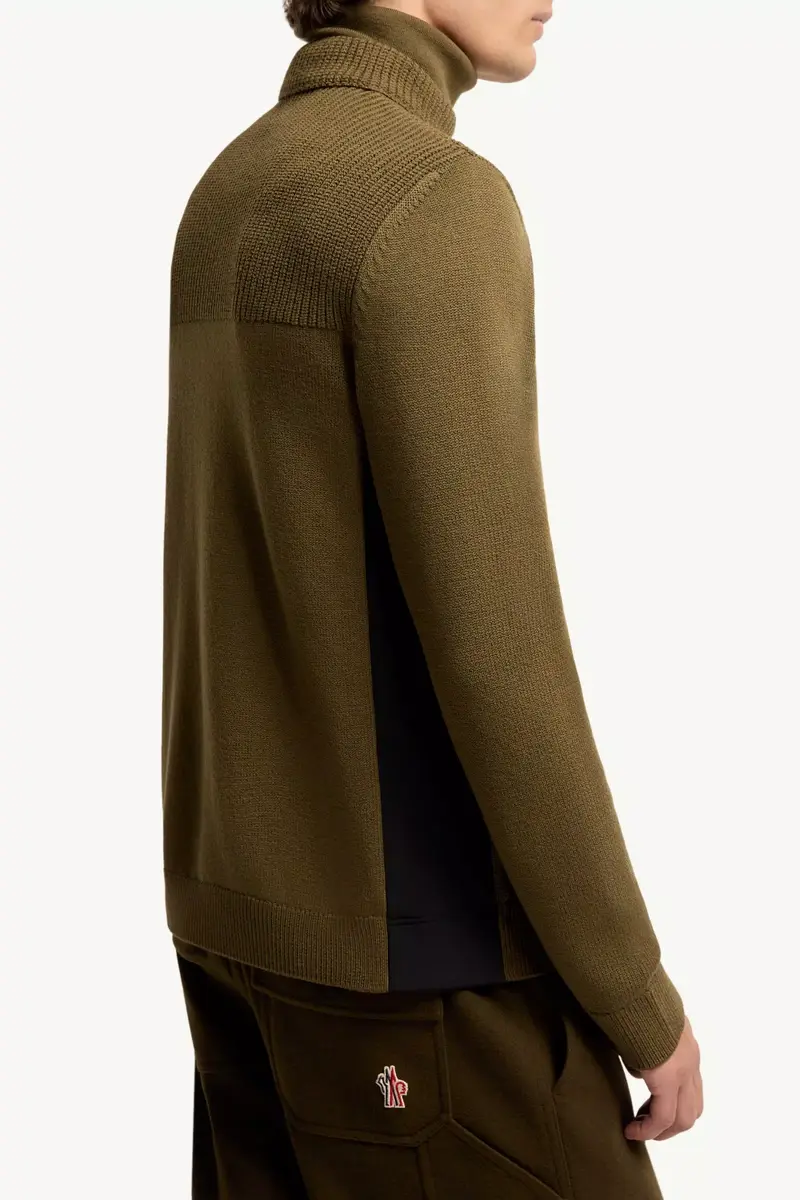 Moncler Grenoble Logo Wool Blend Turtleneck | Thumbnail 7 Moncler Grenoble Logo Wool Blend Turtleneck | Thumbnail 7