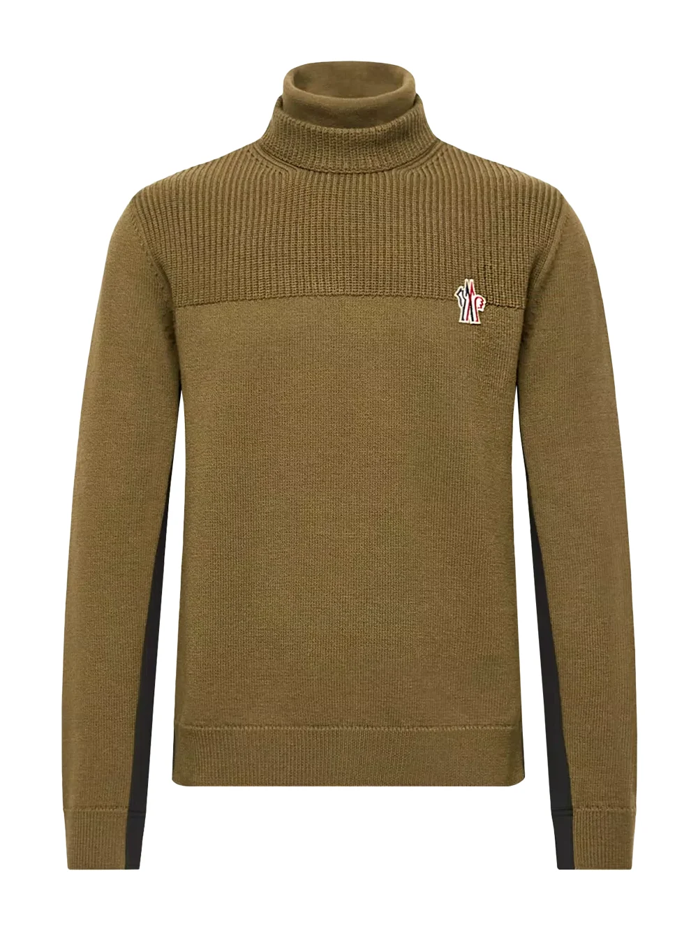 Moncler Grenoble Logo Wool Blend Turtleneck